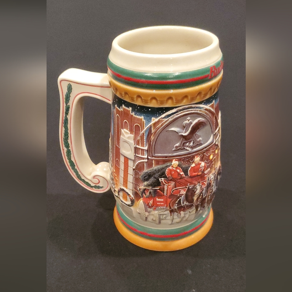 1997 Budweiser Holiday Stein
